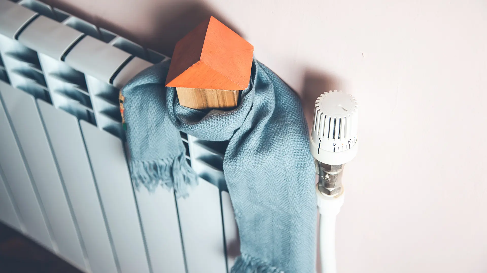 House With Scarf And Radiator