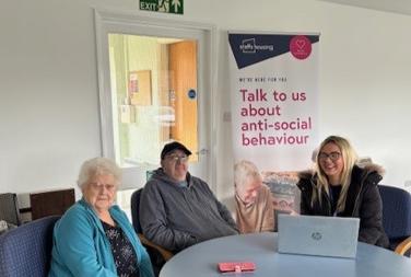 Liv With Customers At ASB Surgery