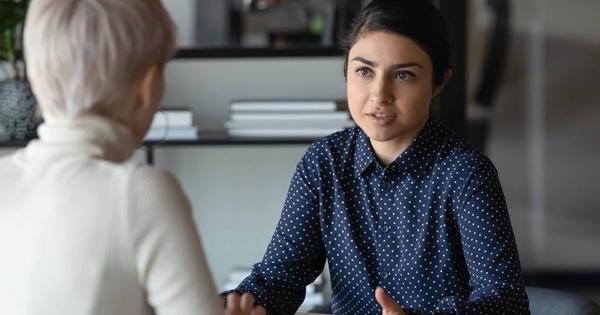 Two Women Talking